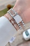 Bronze Metallic Color 2 Year Warranty Women's Wristwatch and Bracelet - 4