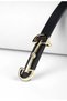 Long Buckle Black Thin Women's Belt Jacket Belt, Women's Belt, Shirt Belt, Dress Belt Kmr001 - 7
