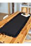 Lune Linen Rectangular Frilled Runner 40cm X 120cm - 2
