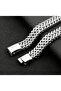 Stainless Steel Luxury Franko Border Steel Thick Men's Thick Chain Bracelet - 3