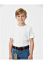 Brown Leather Children's Belt 3 cm - 3