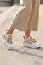 Tokyo - 172 Tulle Detailed Linen Sneakers Heel Height (5cm)