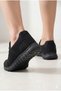 Women's Sports Shoes - Lightweight Orthopedic Sole Black - 6