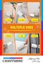 60 Sheets Lint Roller Cat and Dog Hair Remover Roller Clothes Cleaning - 6