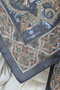 Retro Ethnic Pattern Cotton Shawl Anthracite Mustard (70X180Cm) - 7
