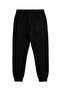 Black Hooded Sweatshirt Tracksuit Set - 4