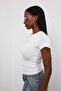 Ecru Soft Touch Bamboo Basic T-Shirt - 6