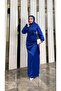 Side Tied Hijab Evening Dress - 2