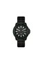 ساعة كوارتز بثلاث عقارب وسوار سيليكون للرجال - 2011412-BLK
