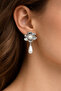 Calypso Bloom Xuping Women's Steel Dangle Earrings Non Tarnish Anti Allergic Silver Color - 3