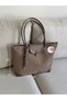 Charm Detailled Large Size Dark Vison Tote Bag En40 Boy30 - 5