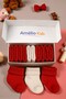Organic Cotton Unisex 5-Piece Boxed Premium Newborn Baby Socks - 3