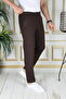 Men's Brown Quality Flexible Lycra Ankle-Length Fabric Trousers (100-135 Kg, Large Size 40-42-44) - 3