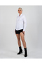 Soft Textured Easy-Iron Premium Poly-Cotton White Women's Shirt - 6
