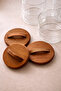 Acacia Vacuum Lid Glass Jar Set - 3