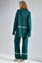 My Fashion Striped Ribbed Knitwear Set - 3