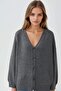 My Fashion Oversized V-Neck Buttoned Knitwear Cardigan - 6