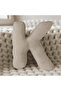 Litera, Letter K, Pillow, Throw Pillow, Fiber Filled, Welsoft Fabric, 40 cm