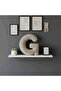 Litera, Letter G, Pillow, Throw Pillow, Fiber Filled, Welsoft Fabric, 40 cm - 7