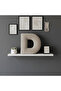 Litera, Letter D, Pillow, Throw Pillow, Fiber Filled, Welsoft Fabric, 40 cm - 6