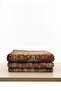 Plus Size Rug Cover Size 9 m² 250x350 cm or 12 m² 300x400 cm Washable Striped Rug Cover - 6