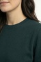 Women's Relax Fit Comfortable Cut Cotton Soft Textured Fleece Lined Crew Neck Sweatshirt - 6
