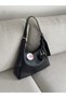 Women's Shoulder Bag with Buckle Detail, Strap and Zipper, Small Wallet En34 Boy22 - 6