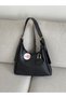Women's Shoulder Bag with Buckle Detail, Strap and Zipper, Small Wallet En34 Boy22 - 8