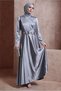 BELTED SATIN DRESS 43944 - 2