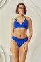 Cobalt Blue Triangle Bikini - Nia Single Top Model - 2