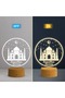 أضواء زخرفية ثلاثية الأبعاد بتقنية LED مستوحاة من رمضان لتزيين المنزل بأجواء رمضانية - 5
