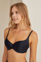 Black Sossa Seamless Bra - 3