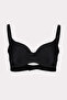 Black Micro-Coated Non-Support Basic Bra - 4