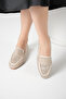 Women's Stoned Babet | Mery Ceyn Stoned Blunt Square Loafer Stylish Ballet Flats - 3