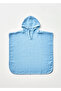 100% Cotton Marine Muslin Poncho Blue (60X60 cm)