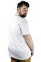 Mode XL Large Size t Shirt Polo Lycra Single Jersey with Pocket 21558 White - 7