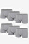 Men's Gray 6-Piece Lycra Boxers - 24102