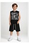 Black Graf Harem L-Boys Shorts Set - 4
