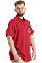 Mode XL Large Size Men's T-Shirt Polo Piecewise Nyc 23332 Burgundy - 7