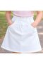 Girl's Lycra gabardine skirt with elastic waist