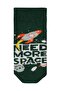 Need More Space 3-Pack Men's Booties Socks for 2-12 Years Old - Standard 6-7 Years Old - 3
