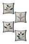 . Flower 4-Piece Throw Pillow Ds25
