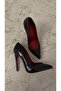 Black Patent Leather 12 cm Heel Women's Stiletto - 6