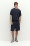Logolu jogger bermuda şort