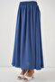 Bdart Textured Maxi Skirt with Drawer Waist Detail - 2