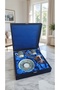 Velvet Boxed Copper Coffee Pot Palace Model Double Porcelain Cup Set - 3