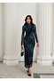 High-Quality Premium Tulle Dress Navy