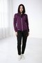 New Season Diving Fabric Hooded Plum-Black Women's Tracksuit Set - 5