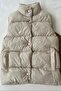 Children's Quilted Inflatable Vest – Cold and Waterproof Winter Model Black, Cream, Pink - 2