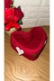 Special for Valentine's Day, Combed Cotton Yarn Hand Knitted Romantic Gift Red Heart Basket - Decorative Organizer - 3
